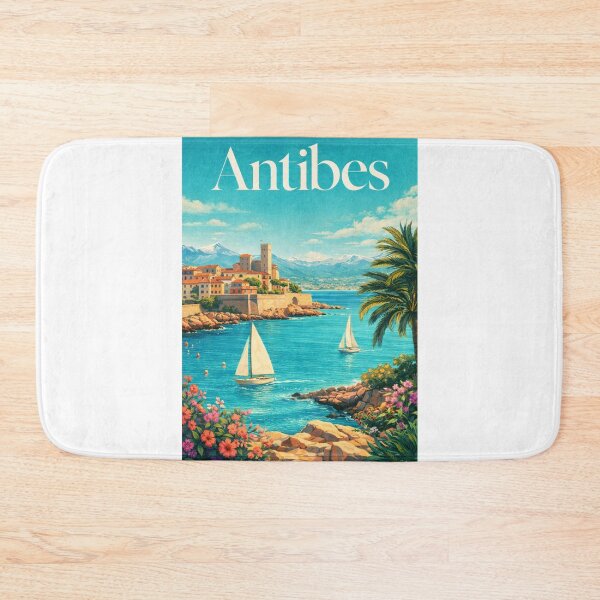 Item preview, Antibes French Riviera Côte d’Azur Cap d’Antibes Mediterranean Harbor designed and sold by Aryabek.