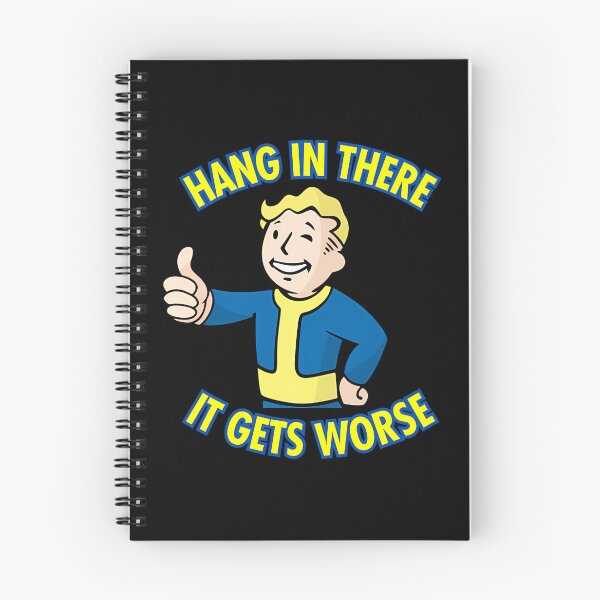 Item preview, Hang In There It Gets Worse  Retro Survival Humor Design  designed and sold by 4getlia.