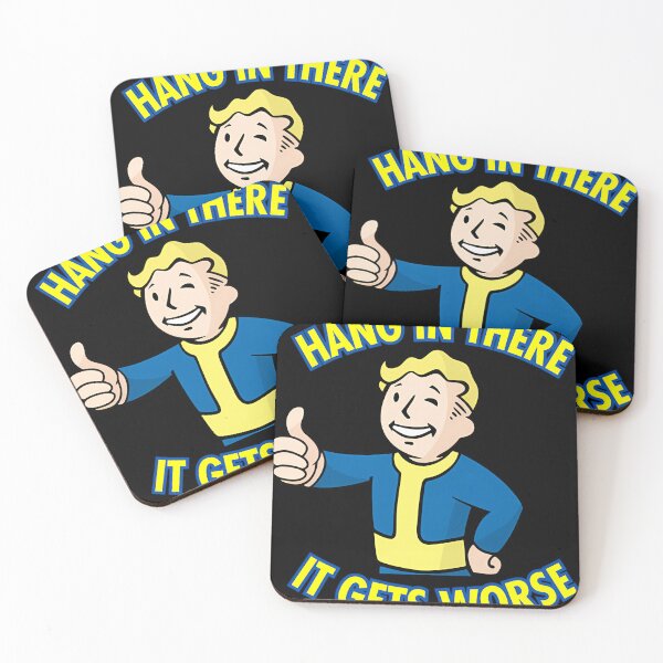 Item preview, Hang In There It Gets Worse  Retro Survival Humor Design  designed and sold by 4getlia.