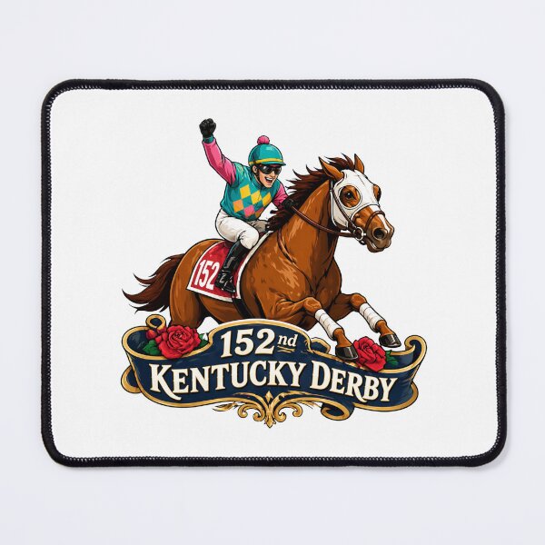 Item preview, 152nd Kentucky Derby – Horse Racing Celebration Design designed and sold by Combat Skies.