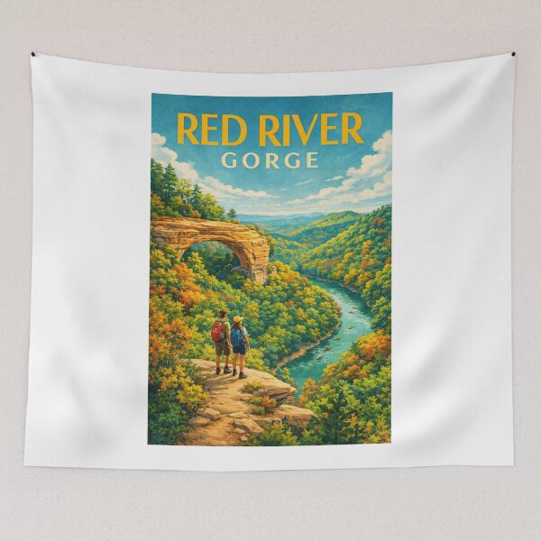 Item preview, Red River Gorge Kentucky Daniel Boone Natural Bridge Sandstone Arch Wilderness designed and sold by Aryabek.