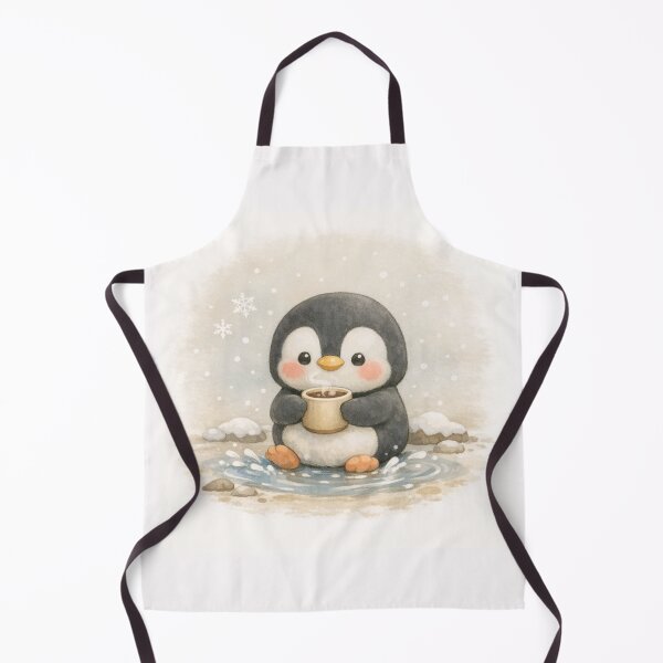 Item preview, Penguin – Soft Minimalist Animal Illustration designed and sold by NytasCraftHub.
