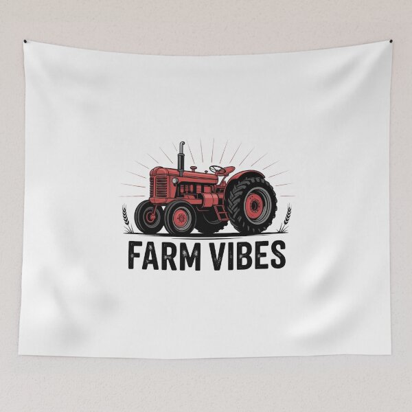 Item preview, Farm Vibes Vintage Tractor Shirt – Country Life Tee – Agriculture Lover Gift designed and sold by Picasfarmer.