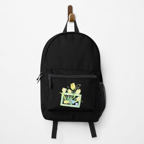 Item preview, Minimalist Yellow Tulip Watercolor Greeting Card with Soft Botanical Frame designed and sold by FestivityFinds.