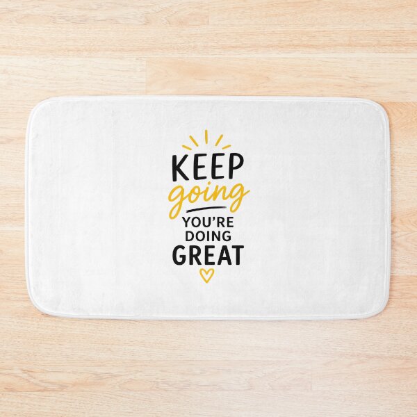 Item preview, Keep Going You're Doing Great Simple Motivational Quote Design   designed and sold by Lovestickerco.