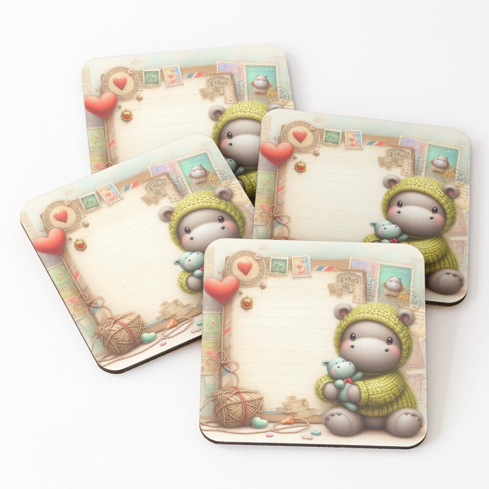 Item preview, Coasters (Set of 4) designed and sold by Beyondnote-Art.