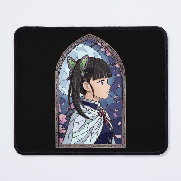 Item preview, Kanao Tsuyuri Demon Slayer Moonlit Sakura Stained Glass Profile designed and sold by mildaclairmo.