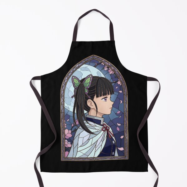 Item preview, Kanao Tsuyuri Demon Slayer Moonlit Sakura Stained Glass Profile designed and sold by mildaclairmo.