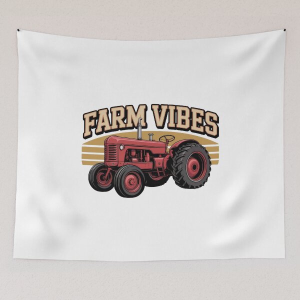 Item preview, Farm Vibes Shirt with Tractor – Rustic Farming Graphic Tee – Vintage Country Style designed and sold by Picasfarmer.