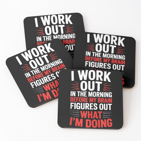 Item preview, I Work Out In The Morning Funny Gym Quote designed and sold by eliramaison.