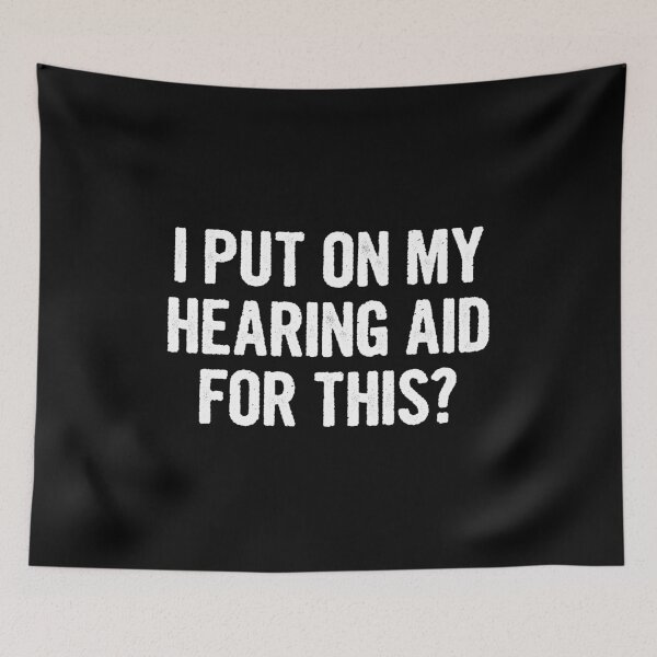 Item preview, I Put My Hearing Aid For This - ASL Deaf Pride Funny Joke designed and sold by arzameldiza.