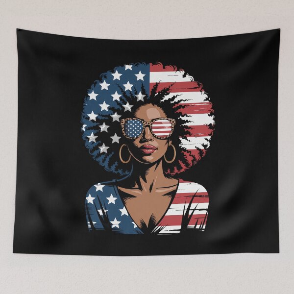 Item preview, 4 de julio Afroamericano Afropatriótico designed and sold by benonarts.