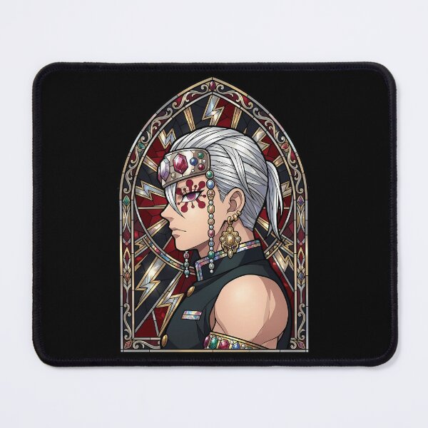 Item preview, Tengen Uzui Demon Slayer Radiant Gem Stained Glass designed and sold by mildaclairmo.