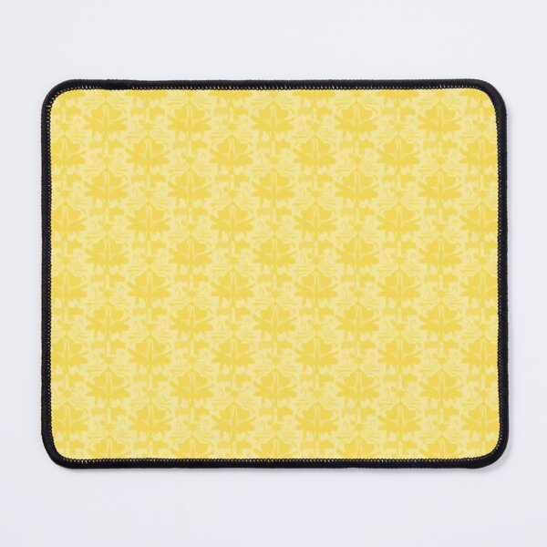 Item preview, Canary Bright Banana Light Yellow Abstract Floral Pattern designed and sold by burbankdesigns.