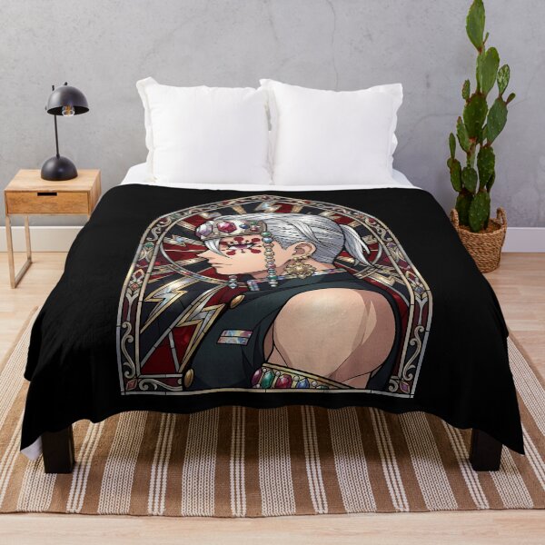 Item preview, Tengen Uzui Demon Slayer Radiant Gem Stained Glass designed and sold by mildaclairmo.