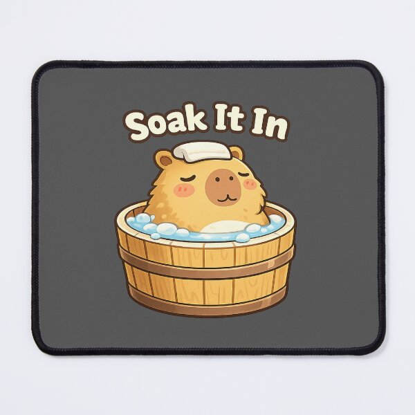 Item preview, Capybara Bath — Soak It In designed and sold by DreamMachine69.