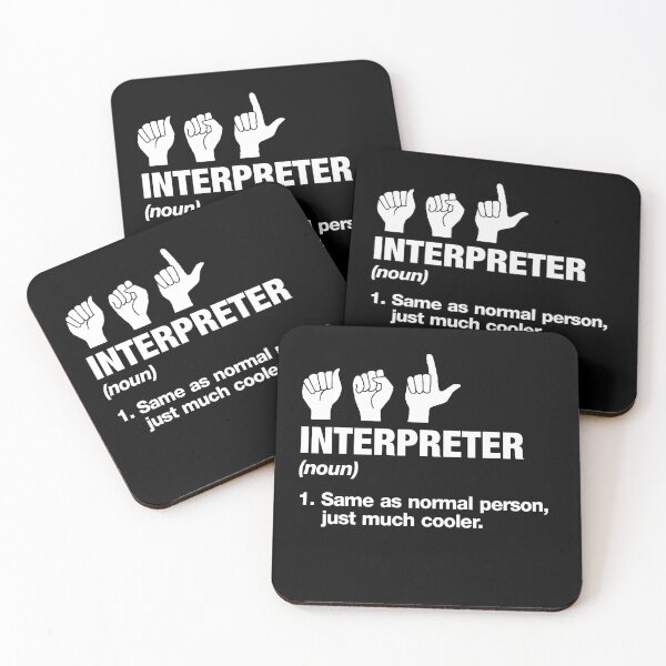 Item preview, Funny ASL Interpreter Definition - American Deaf People Sign Language designed and sold by arzameldiza.
