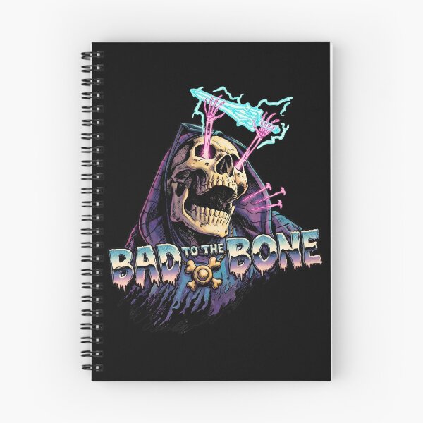 Item preview, Bad to the Bone - Retro Overlord of Evil Metal Art designed and sold by MikeMoreArt.