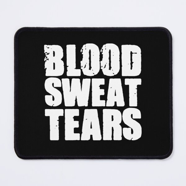 Item preview, Blood Sweat Tears - Working Hard Motivational Word designed and sold by arzameldiza.
