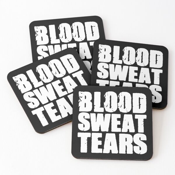 Item preview, Blood Sweat Tears - Working Hard Motivational Word designed and sold by arzameldiza.