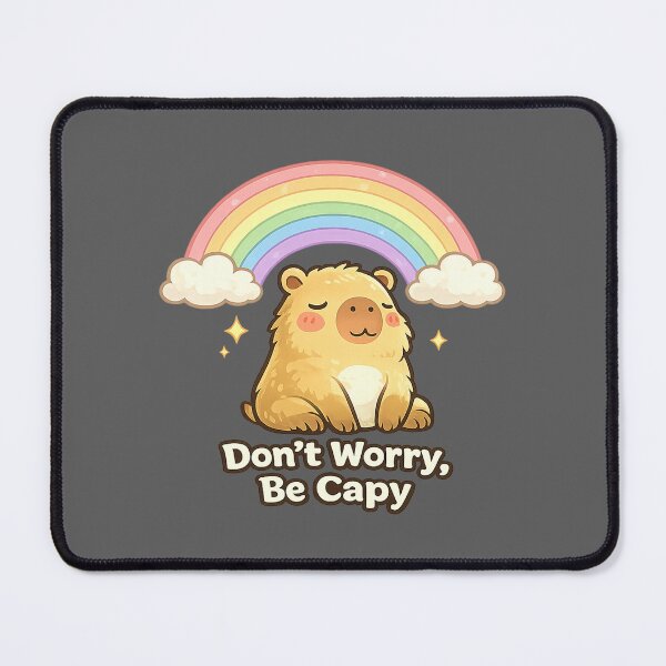 Item preview, Capybara Rainbow — Don’t Worry Be Capy designed and sold by DreamMachine69.