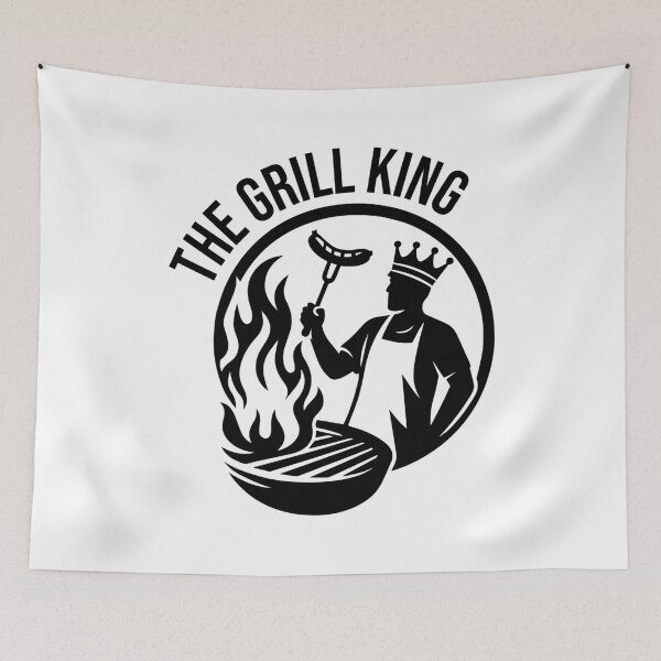 Item preview, The Grill King – Crowned BBQ Grill Master designed and sold by xndrlab.