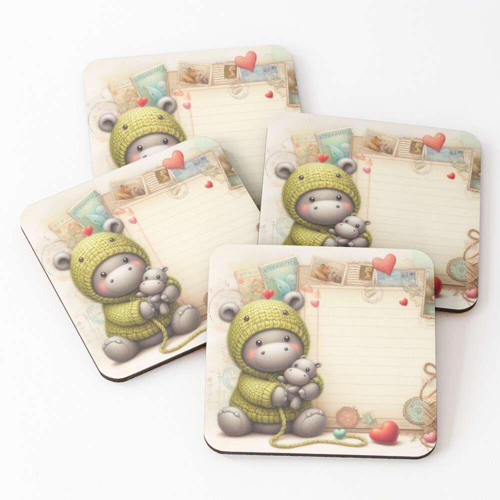 Item preview, Coasters (Set of 4) designed and sold by Beyondnote-Art.