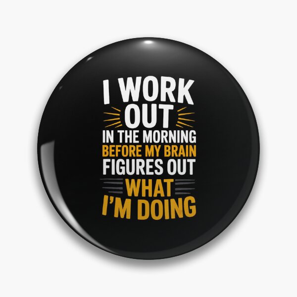 Item preview, I Work Out In The Morning Funny Gym Quote Fitness  designed and sold by eliramaison.