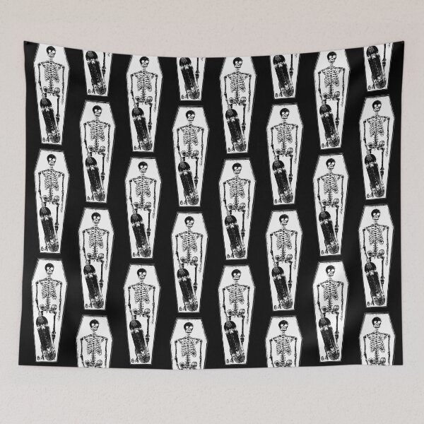 Item preview, Buried Skeleton With Skateboard designed and sold by Emma Jabbari.