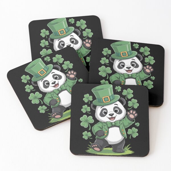 Item preview, St Patricks Day Panda Leprechaun Paddys Day, Panda in a Hat designed and sold by TrinaEspinoza.