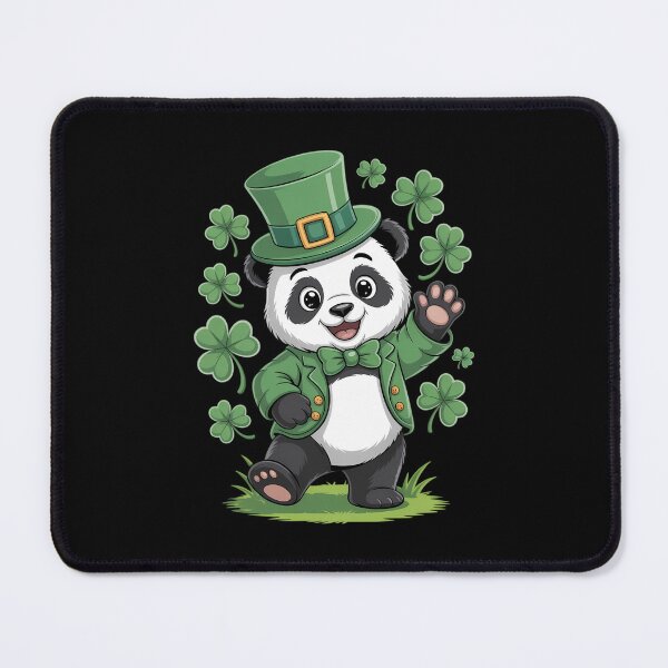 Item preview, St Patricks Day Panda Leprechaun Paddys Day, Panda in a Hat designed and sold by TrinaEspinoza.