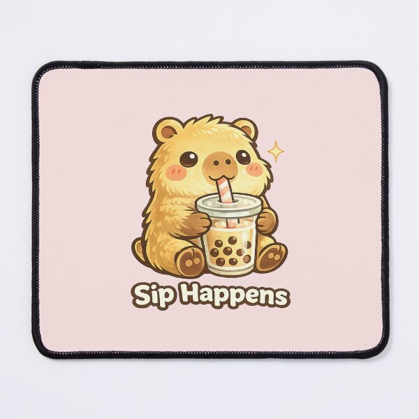 Item preview, Capybara Boba — Sip Happens designed and sold by DreamMachine69.