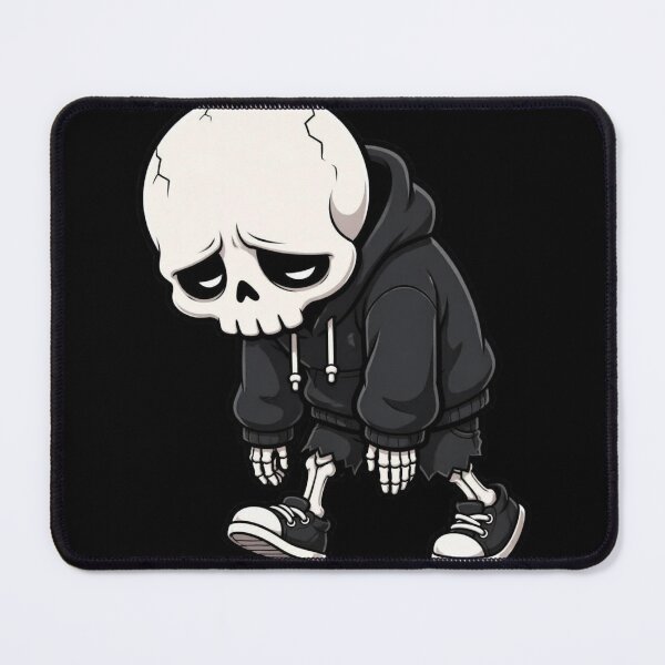 Item preview, Exhausted Zombie Walk Skeleton Sticker designed and sold by Zenvique Art.