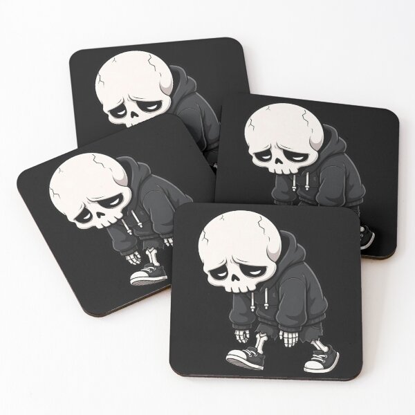 Item preview, Exhausted Zombie Walk Skeleton Sticker designed and sold by Zenvique Art.