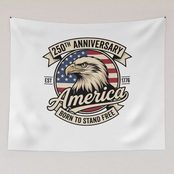 Item preview, America 250th Anniversary Patriotic Bald Eagle designed and sold by KroghDs.