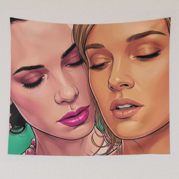 Item preview, Elizabeth & Olive Love Tied Tv Series Lgbtq+ Comic Love Drama designed and sold by Mind Space.