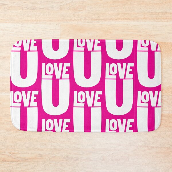 Item preview, Simple, bold, and straight to the point—“LOVE U” designed and sold by PIXEL POP DESIGNS - Beyond the Norm!.