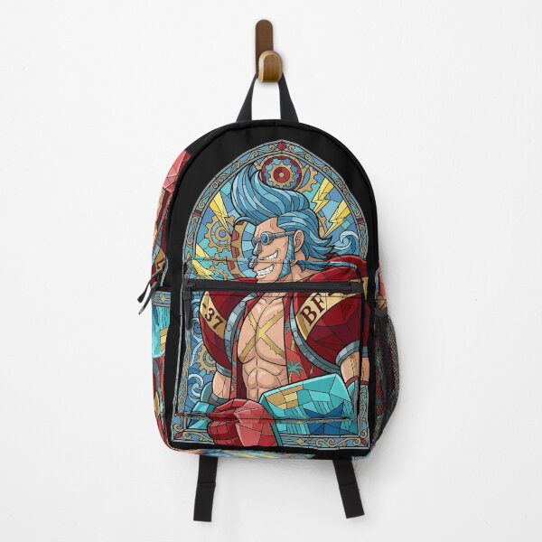 Item preview, Franky One Piece Lightning Stained Glass Portrait designed and sold by mildaclairmo.