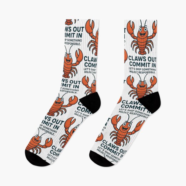 Item preview, Claws out, commit in, let’s ship something mildly responsible. designed and sold by Thinglish Lifestyle.