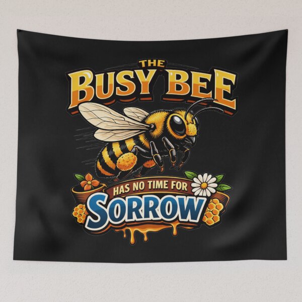 Item preview, Industrious Striped Insect No Sorrow Design designed and sold by Tsugraf Designs.