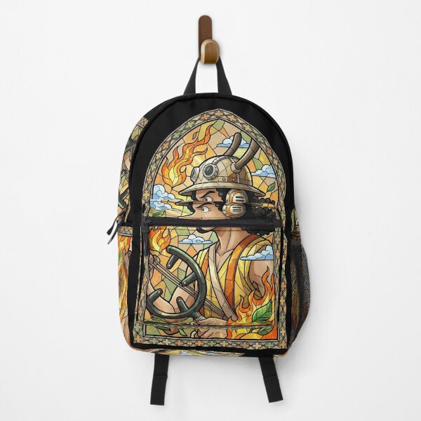 Item preview, Usopp One Piece Firelight Guardian Stained Glass designed and sold by mildaclairmo.