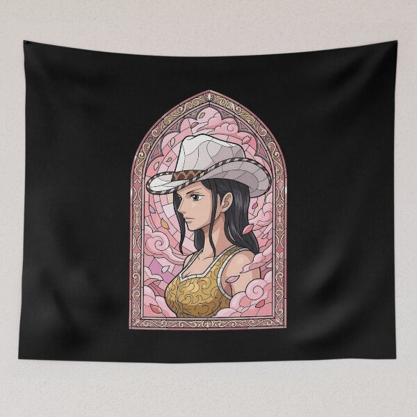 Item preview, Nico Robin One Piece Western Stained Glass Portrait designed and sold by mildaclairmo.