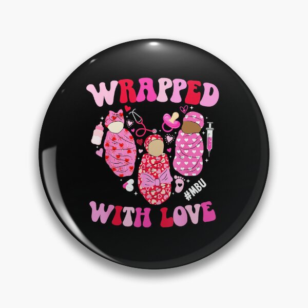 Item preview, Wrapped With Love Baby Nurse Valentine Cute Illustration designed and sold by zamiokaline.