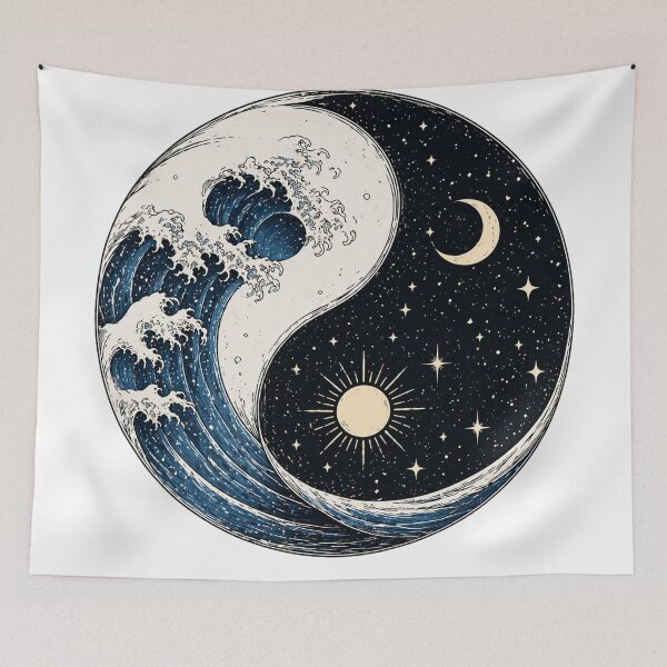 Item preview, Balance of Waves and Stars designed and sold by InkWanderStudio.