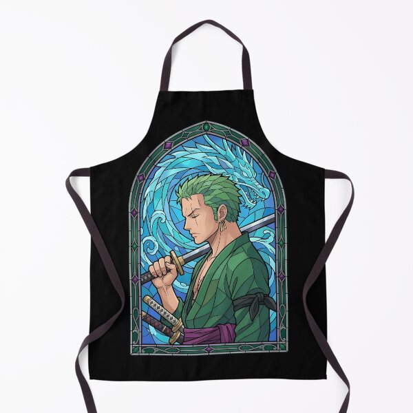 Item preview, Roronoa Zoro One Piece Azure Dragon Stained Glass designed and sold by mildaclairmo.