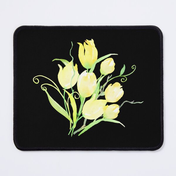 Item preview, Soft Yellow Watercolor Tulips Floral Botanical Greeting Card designed and sold by FestivityFinds.