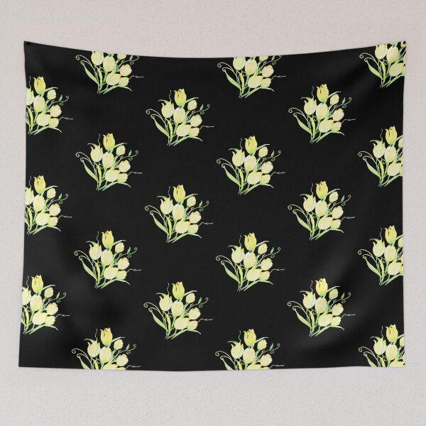 Item preview, Soft Yellow Watercolor Tulips Floral Botanical Greeting Card designed and sold by FestivityFinds.