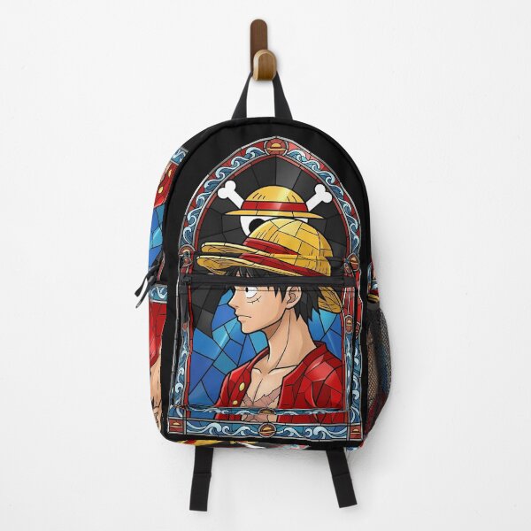 Item preview, Monkey D Luffy One Piece Classic Profile Stained Glass designed and sold by mildaclairmo.