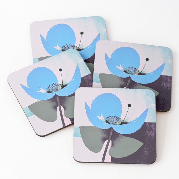 Item preview, Modern Secret Garden Azure Harmony designed and sold by joycrysstudio.