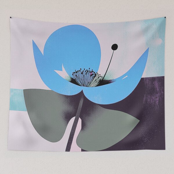Item preview, Modern Secret Garden Azure Harmony designed and sold by joycrysstudio.